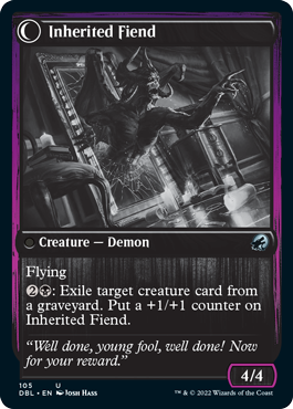 Heirloom Mirror // Inherited Fiend [Innistrad: Double Feature] | Cracking-Singles