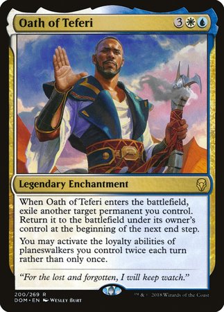 Oath of Teferi [Dominaria] | Cracking-Singles