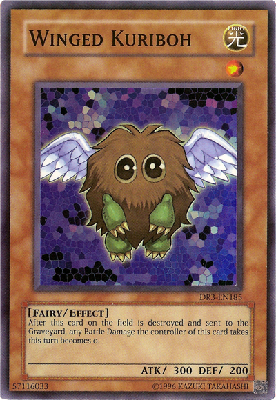 Winged Kuriboh [DR3-EN185] Super Rare | Cracking-Singles