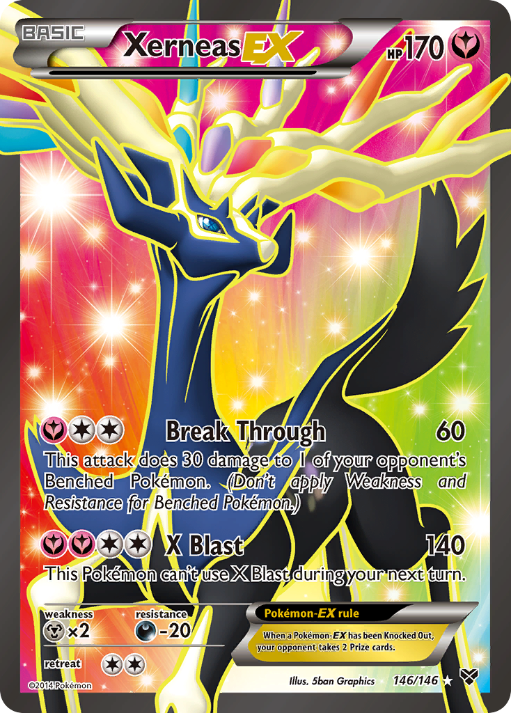 Xerneas EX (146/146) [XY: Base Set] | Cracking-Singles