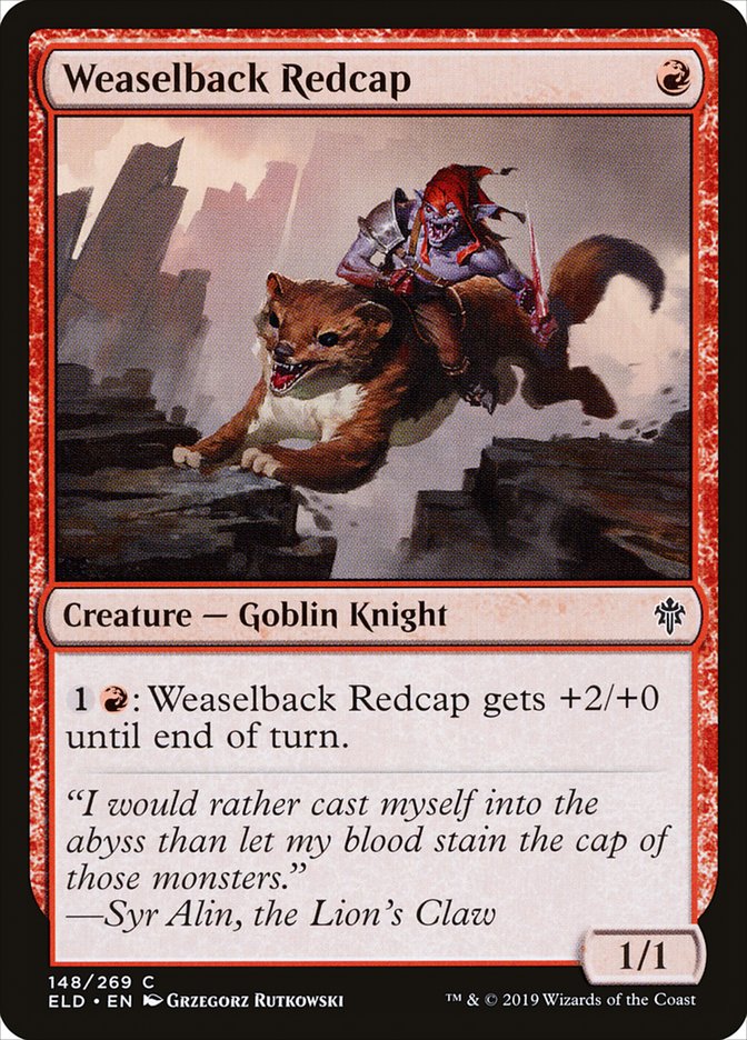 Weaselback Redcap [Throne of Eldraine] | Cracking-Singles