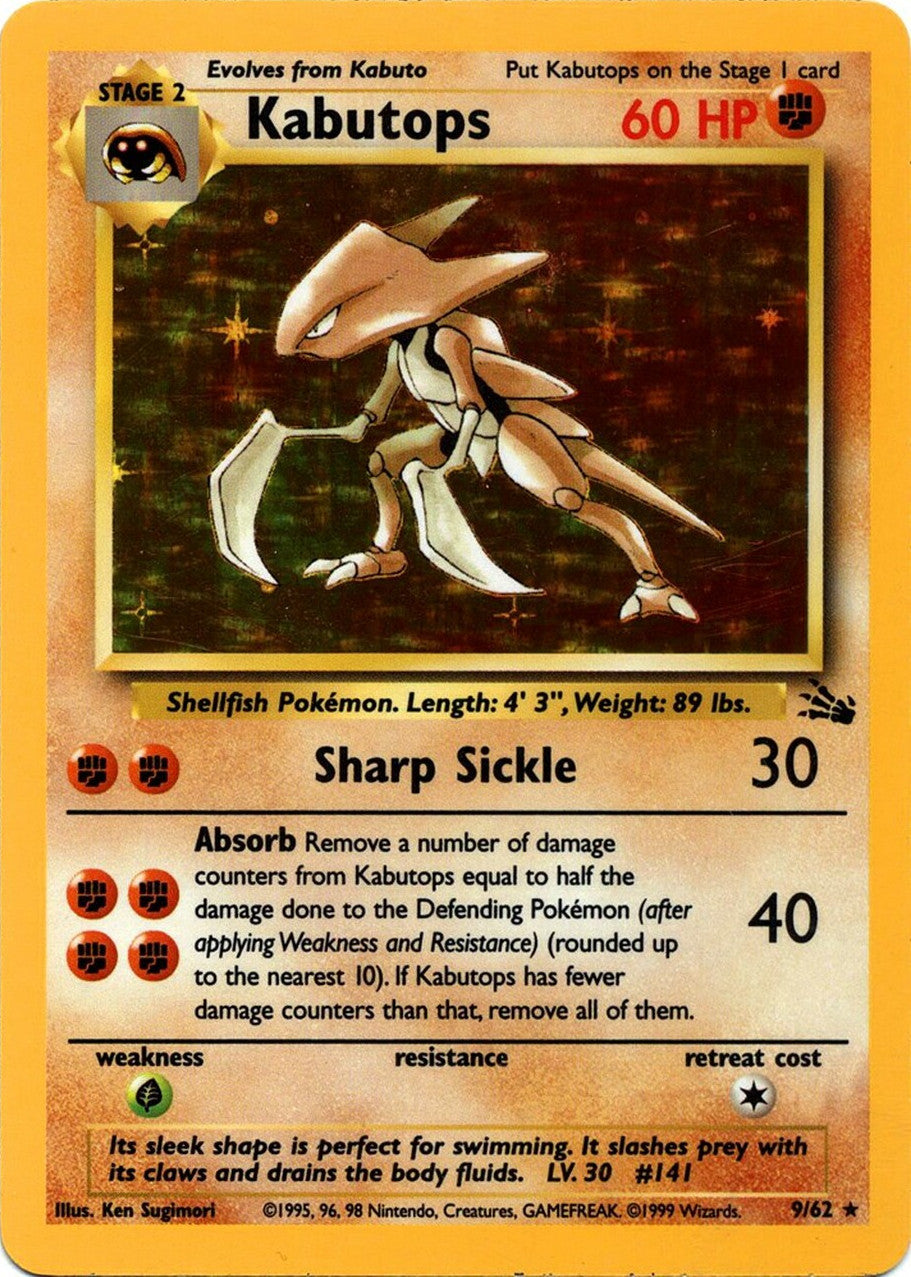 Kabutops (9/62) [Fossil Unlimited] | Cracking-Singles