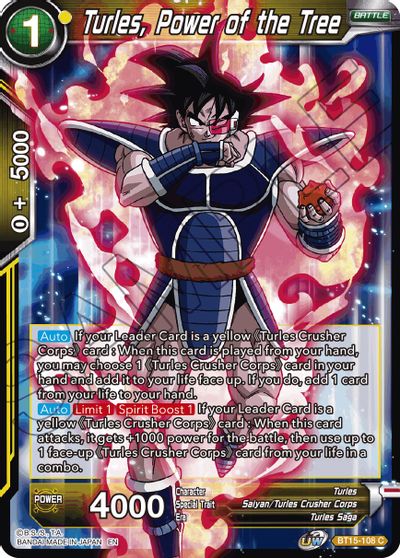 Turles, Power of the Tree [BT15-108] | Cracking-Singles