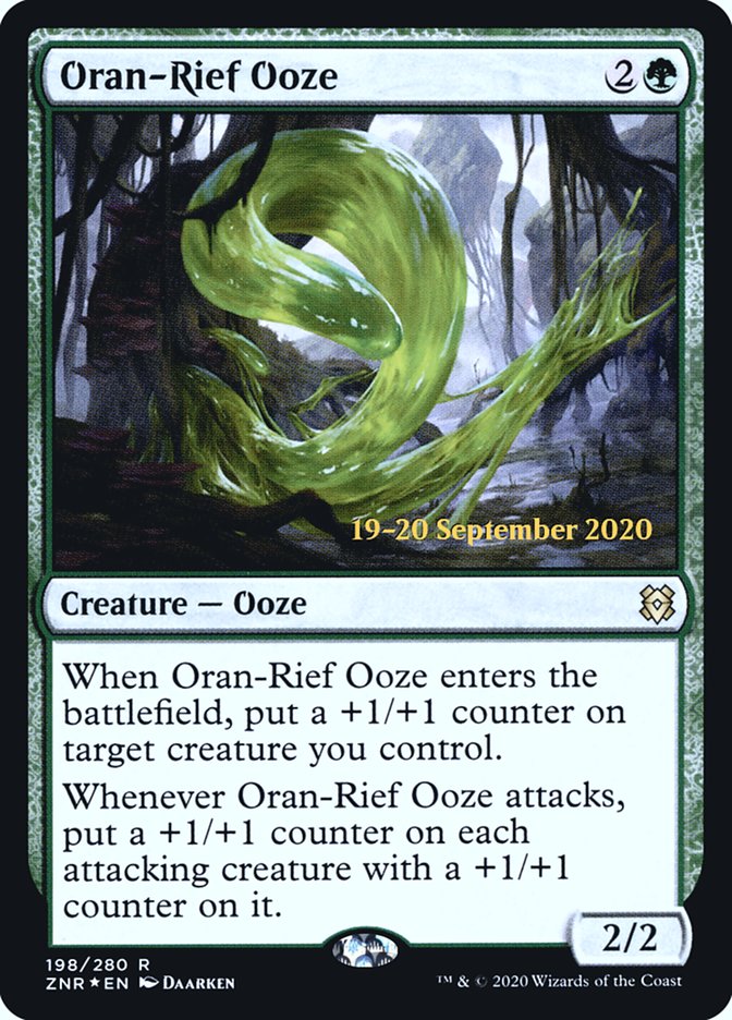 Oran-Rief Ooze  [Zendikar Rising Prerelease Promos] | Cracking-Singles