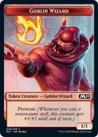 Goblin Wizard // Treasure Double-sided Token [Core Set 2021 Tokens] | Cracking-Singles