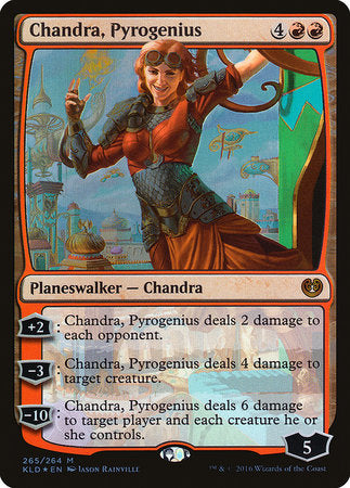 Chandra, Pyrogenius [Kaladesh] | Cracking-Singles