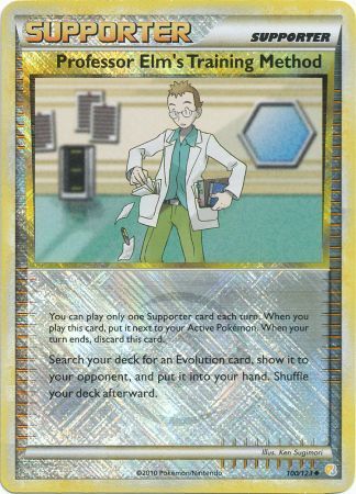 Professor Elm's Training Method (100/123) (League Promo) [HeartGold & SoulSilver: Base Set] | Cracking-Singles