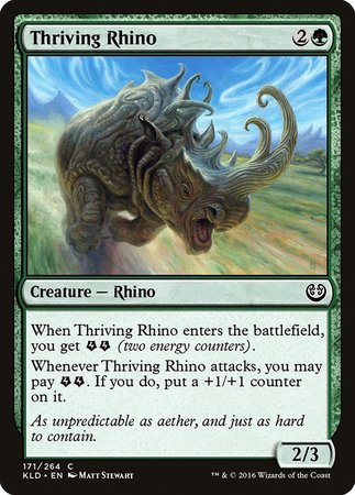 Thriving Rhino [Kaladesh] | Cracking-Singles