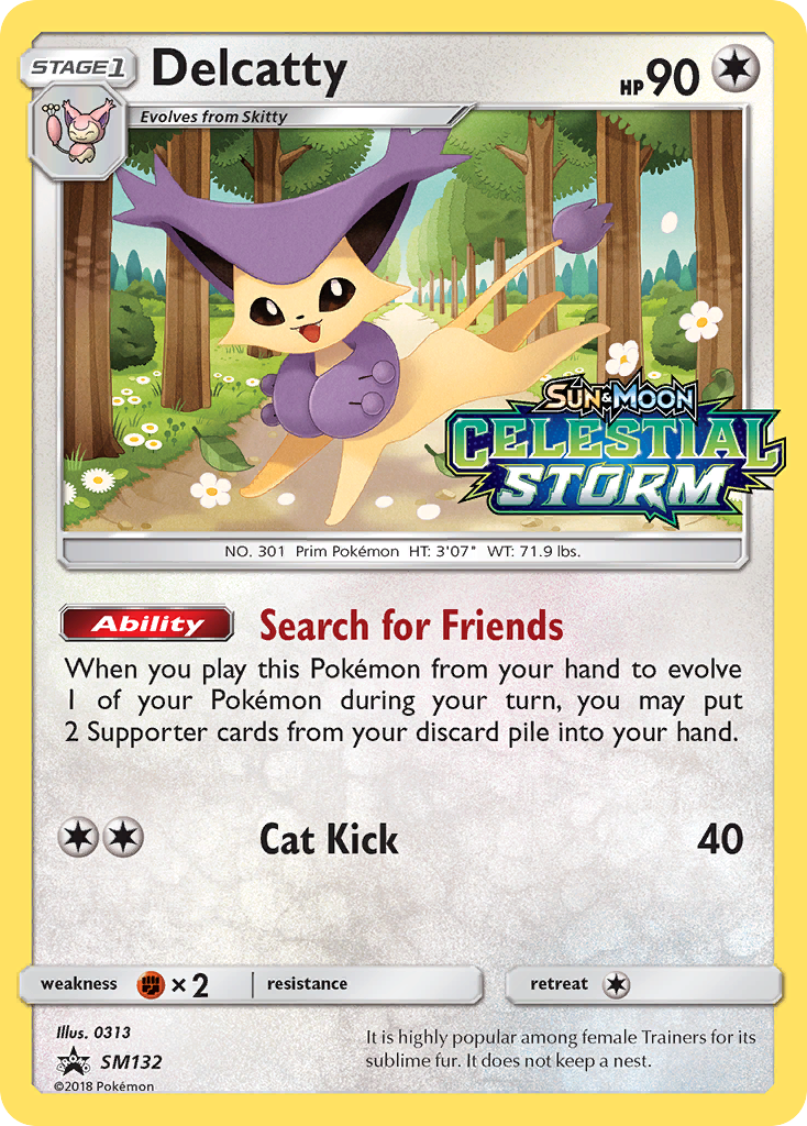 Delcatty (SM132) [Sun & Moon: Black Star Promos] | Cracking-Singles