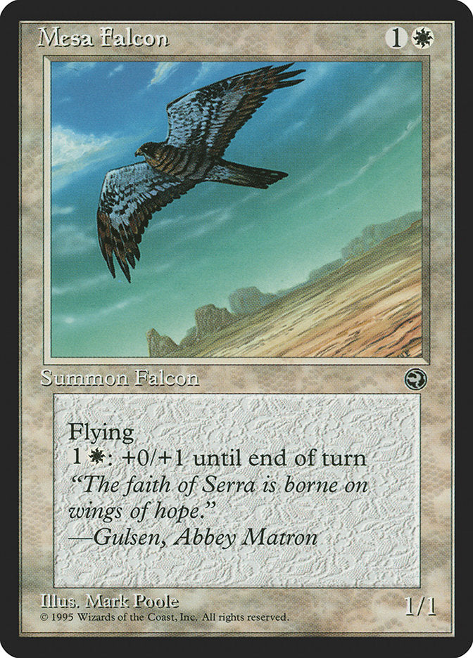 Mesa Falcon (Gulsen Flavor Text) [Homelands] | Cracking-Singles