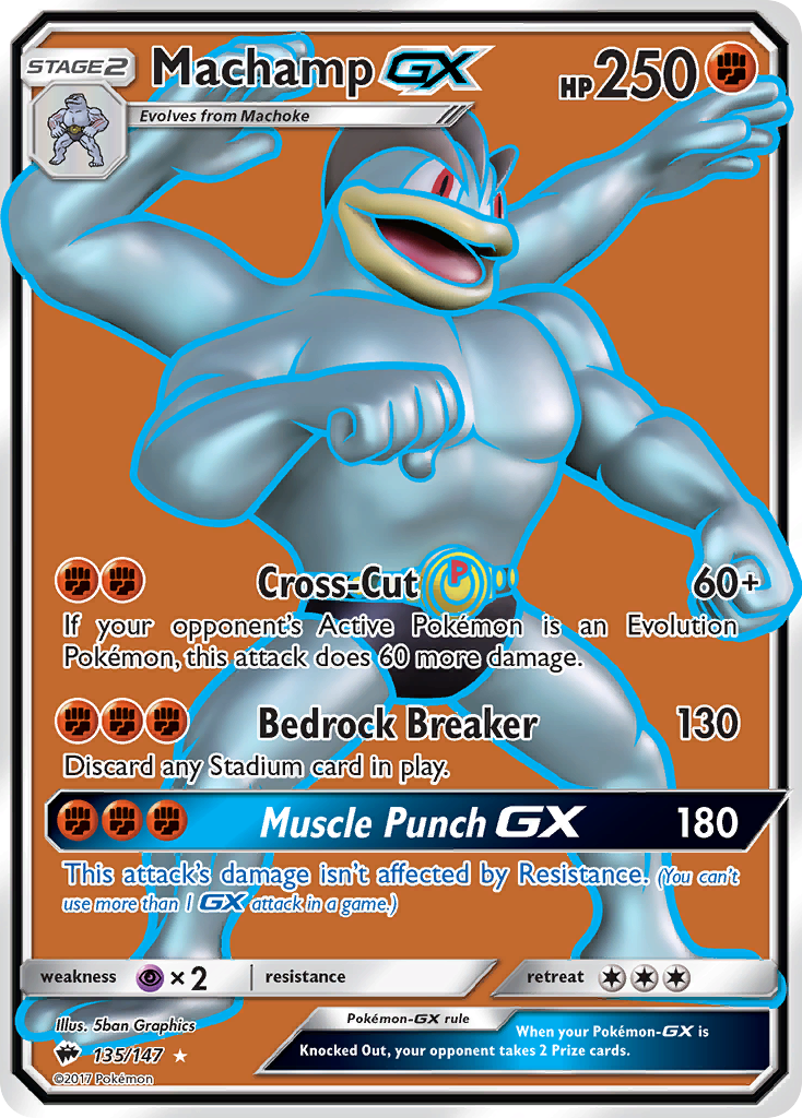 Machamp GX (135/147) [Sun & Moon: Burning Shadows] | Cracking-Singles