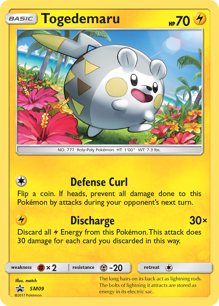 Togedemaru (SM09) [Sun & Moon: Black Star Promos] | Cracking-Singles