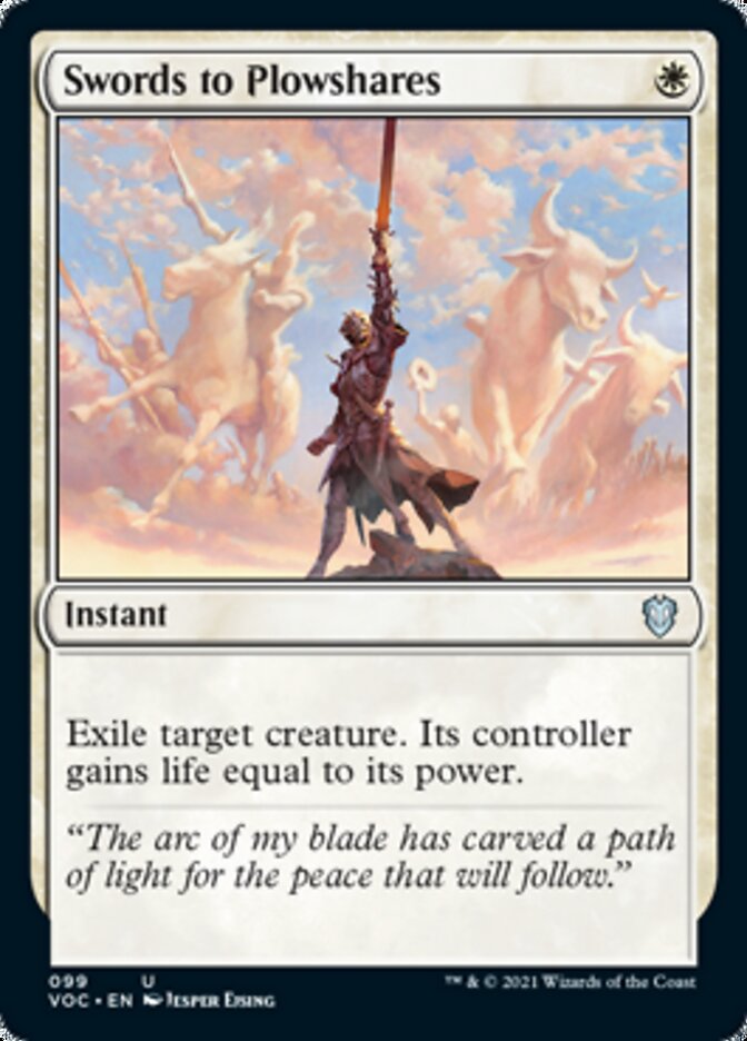 Swords to Plowshares [Innistrad: Crimson Vow Commander] | Cracking-Singles