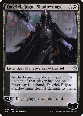 Davriel, Rogue Shadowmage [War of the Spark] | Cracking-Singles