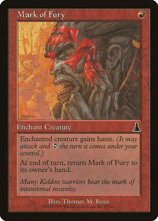 Mark of Fury [Urza's Destiny] | Cracking-Singles