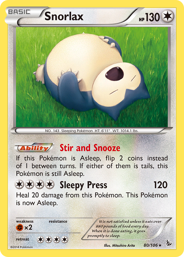 Snorlax (80/106) [XY: Flashfire] | Cracking-Singles