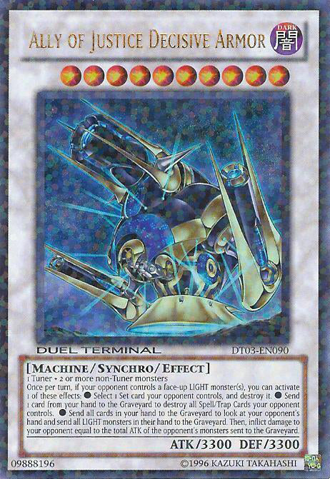 Ally of Justice Decisive Armor [DT03-EN090] Ultra Rare | Cracking-Singles