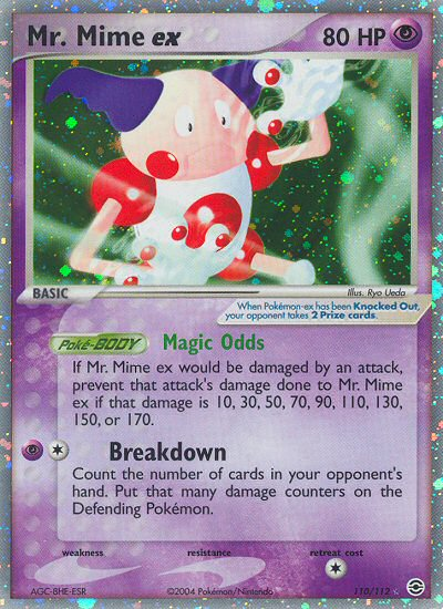 Mr. Mime ex (110/112) [EX: FireRed & LeafGreen] | Cracking-Singles