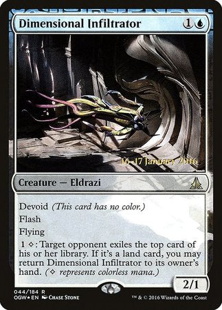 Dimensional Infiltrator [Oath of the Gatewatch Promos] | Cracking-Singles