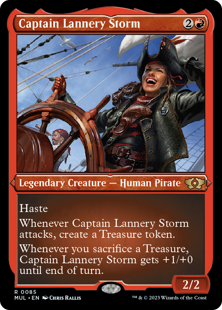 Captain Lannery Storm (Foil Etched) [Multiverse Legends] | Cracking-Singles