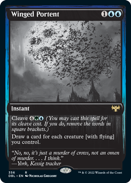 Winged Portent [Innistrad: Double Feature] | Cracking-Singles