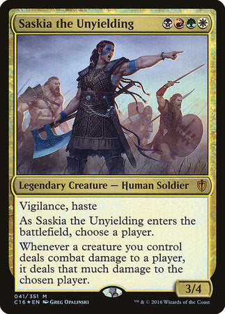 Saskia the Unyielding [Commander 2016] | Cracking-Singles