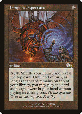 Temporal Aperture [Urza's Saga] | Cracking-Singles