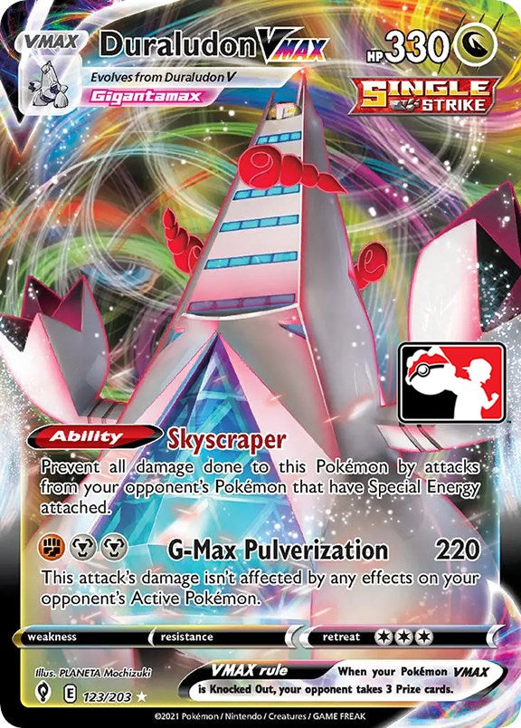 Duraludon VMAX (123/203) [Prize Pack Series One] | Cracking-Singles