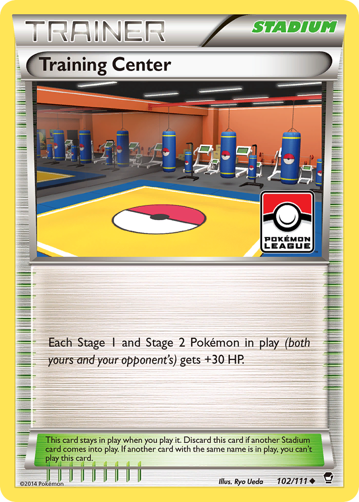 Training Center (102/111) [XY: Furious Fists] | Cracking-Singles