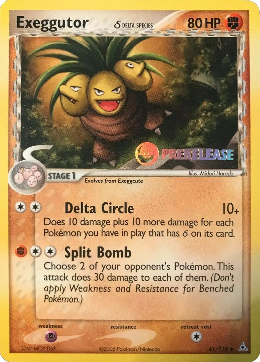 Exeggutor (41/110) (Prerelease) [EX: Holon Phantoms] | Cracking-Singles