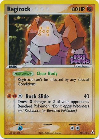 Regirock (28/110) (Stamped) [EX: Holon Phantoms] | Cracking-Singles