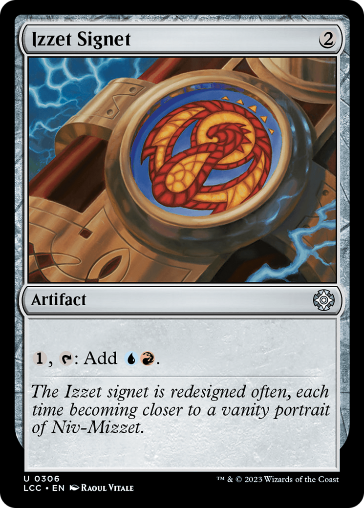 Izzet Signet [The Lost Caverns of Ixalan Commander] | Cracking-Singles