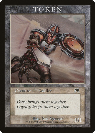 Soldier Token (Onslaught) [Magic Player Rewards 2002] | Cracking-Singles