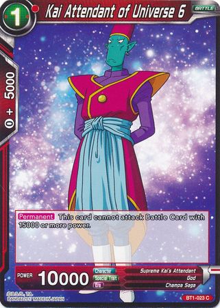 Kai Attendant of Universe 6 [BT1-023] | Cracking-Singles