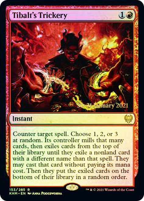 Tibalt's Trickery  [Kaldheim Prerelease Promos] | Cracking-Singles