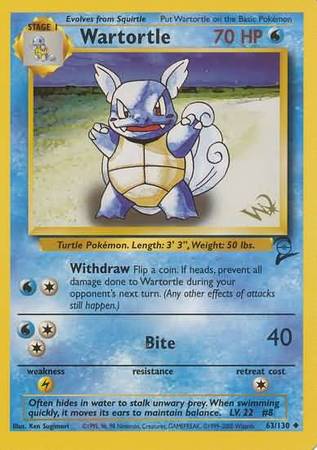 Wartortle (63/130) (W Stamped Promo) [Base Set 2] | Cracking-Singles