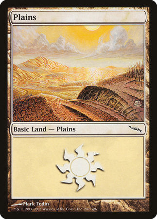 Plains (287) [Mirrodin] | Cracking-Singles