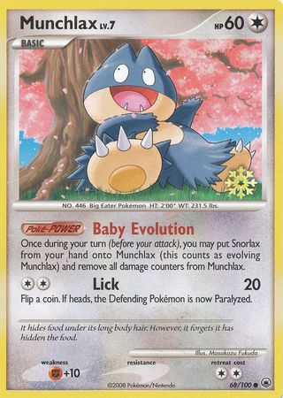 Munchlax (68/100) [Countdown Calendar Promos] | Cracking-Singles