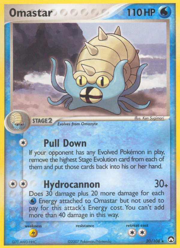 Omastar (20/108) [EX: Power Keepers] | Cracking-Singles