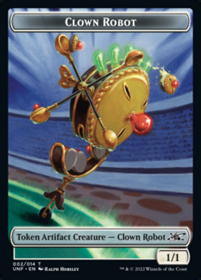 Clown Robot (002) Token [Unfinity Tokens] | Cracking-Singles