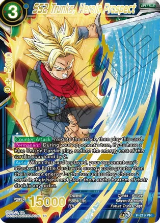 SS2 Trunks, Heroic Prospect (Gold Stamped) [P-219] | Cracking-Singles