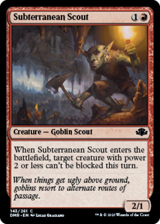 Subterranean Scout [Dominaria Remastered] | Cracking-Singles