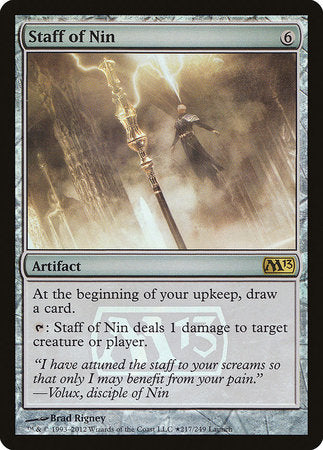 Staff of Nin [Magic 2013 Promos] | Cracking-Singles