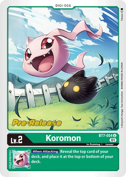 Koromon [BT7-004] [Next Adventure Pre-Release Cards] | Cracking-Singles