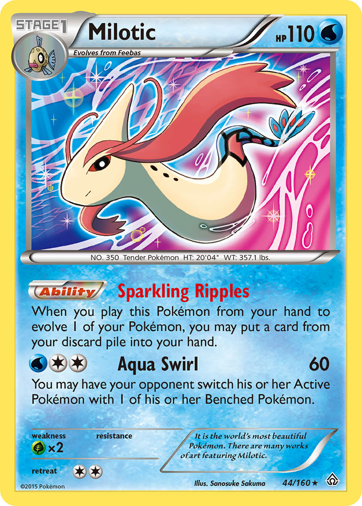 Milotic (44/160) [XY: Primal Clash] | Cracking-Singles