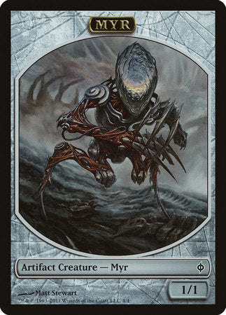 Myr Token [New Phyrexia Tokens] | Cracking-Singles