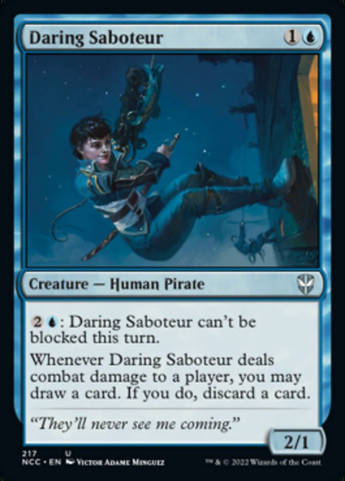 Daring Saboteur [Streets of New Capenna Commander] | Cracking-Singles