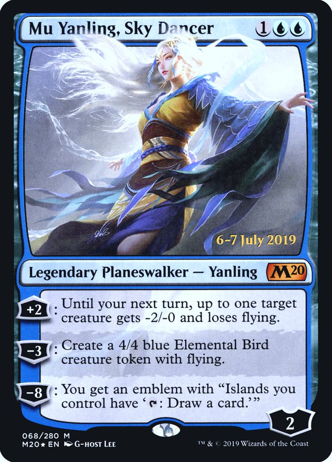 Mu Yanling, Sky Dancer  [Core Set 2020 Prerelease Promos] | Cracking-Singles