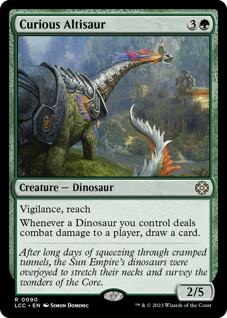 Curious Altisaur [The Lost Caverns of Ixalan Commander] | Cracking-Singles