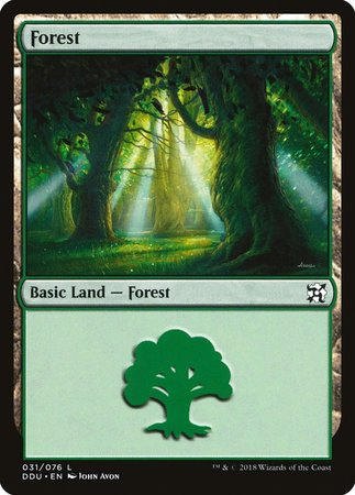 Forest (31) [Duel Decks: Elves vs. Inventors] | Cracking-Singles